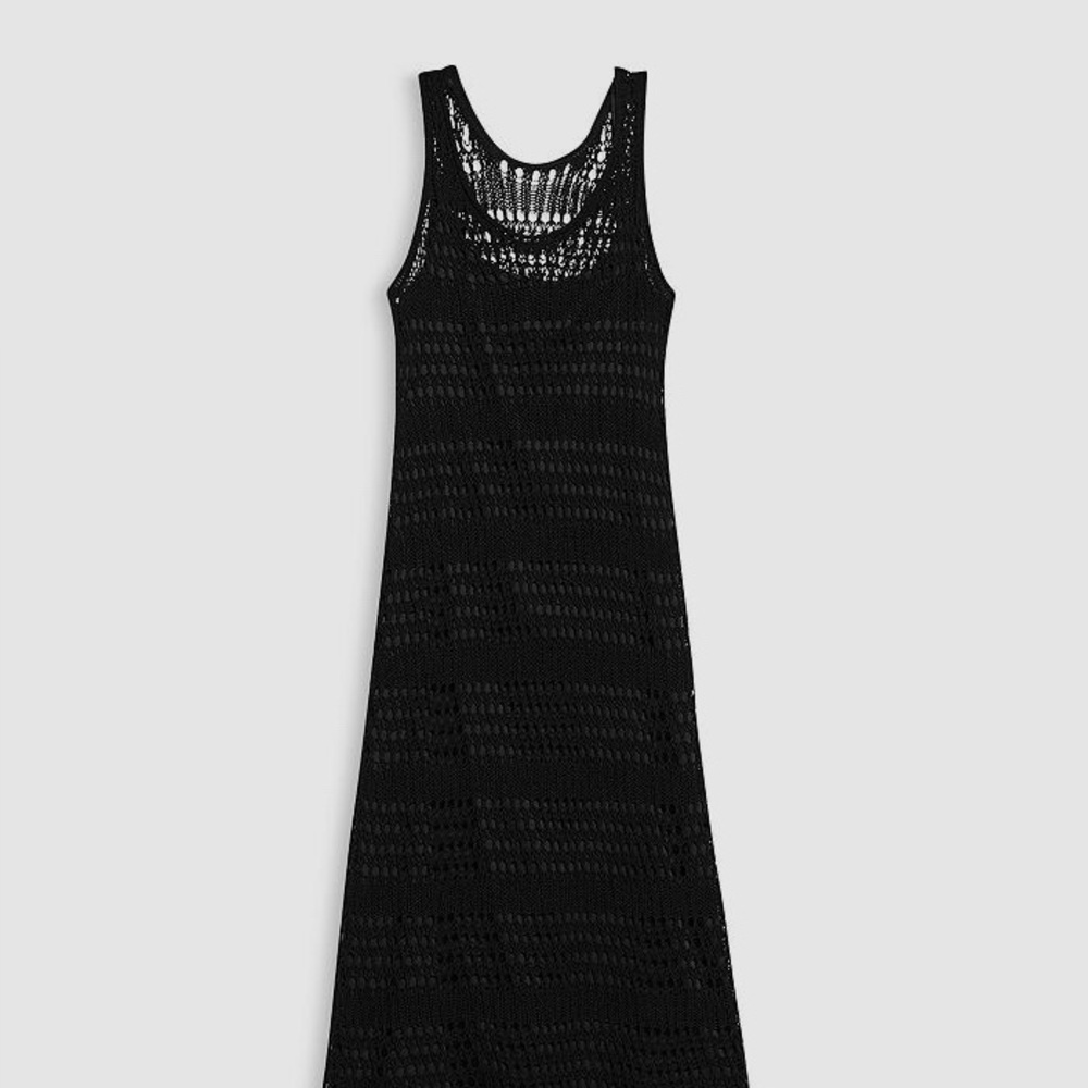 Theory Black Knit Dress NWT